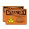 Signmission Radiation & Laser Sign, 7 in H x 10 in W, Vinyl Decal, Rectangle OS-2PACK-WS-D-710-L-12953 - alternate 1